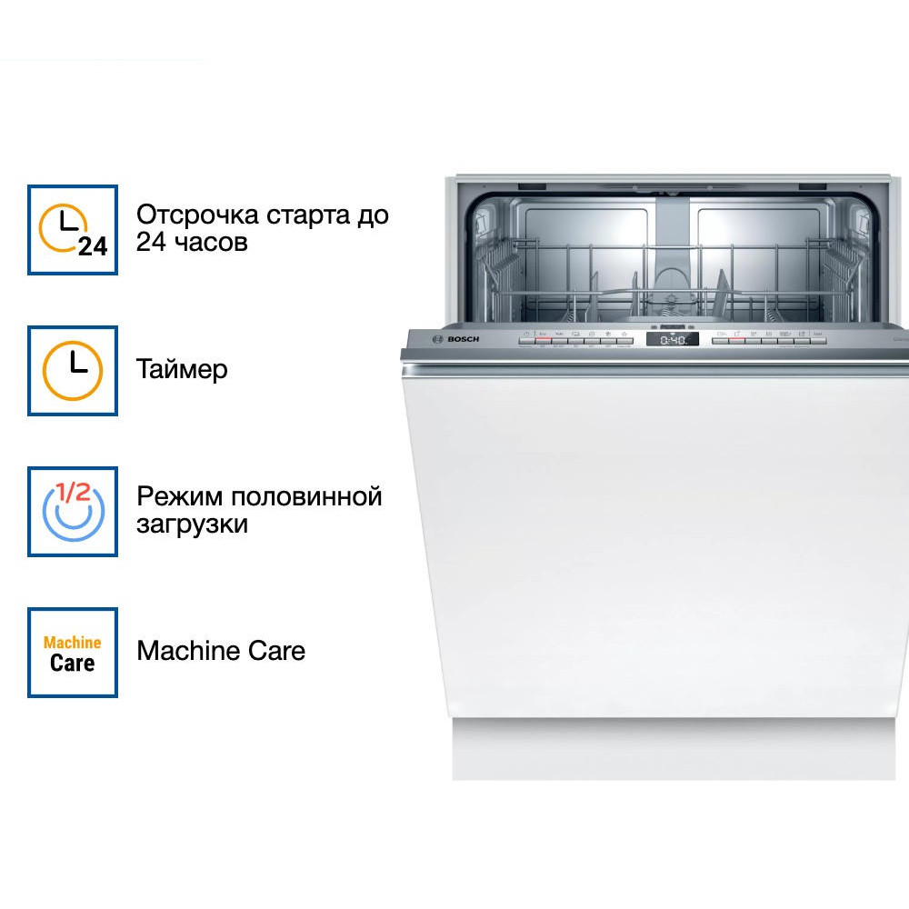 Встраиваемая посудомоечная машина Bosch SMV4HTX28E