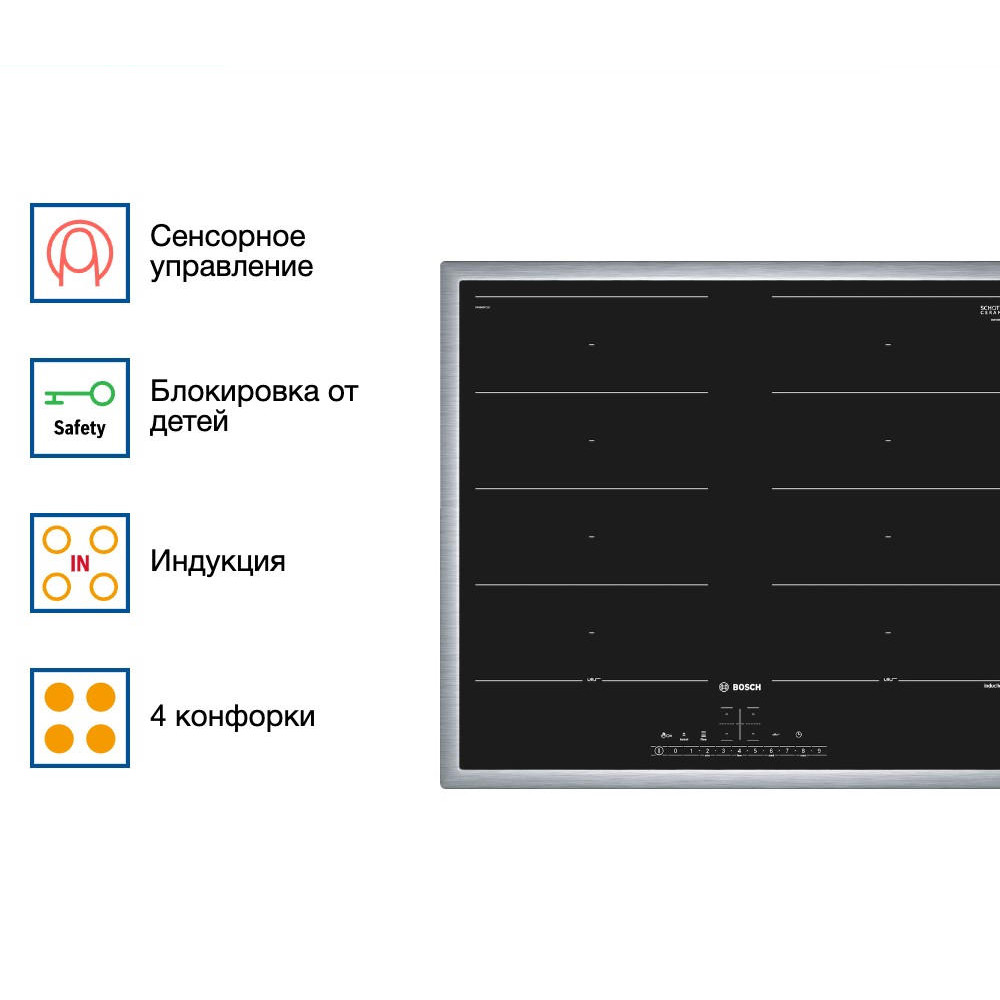 Индукционная варочная панель Bosch PXX645FC1E