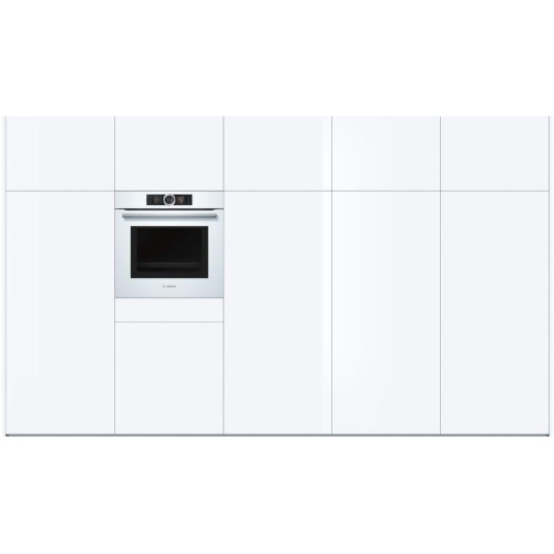 Духовой шкаф с микроволнами и паром Bosch HNG6764W6