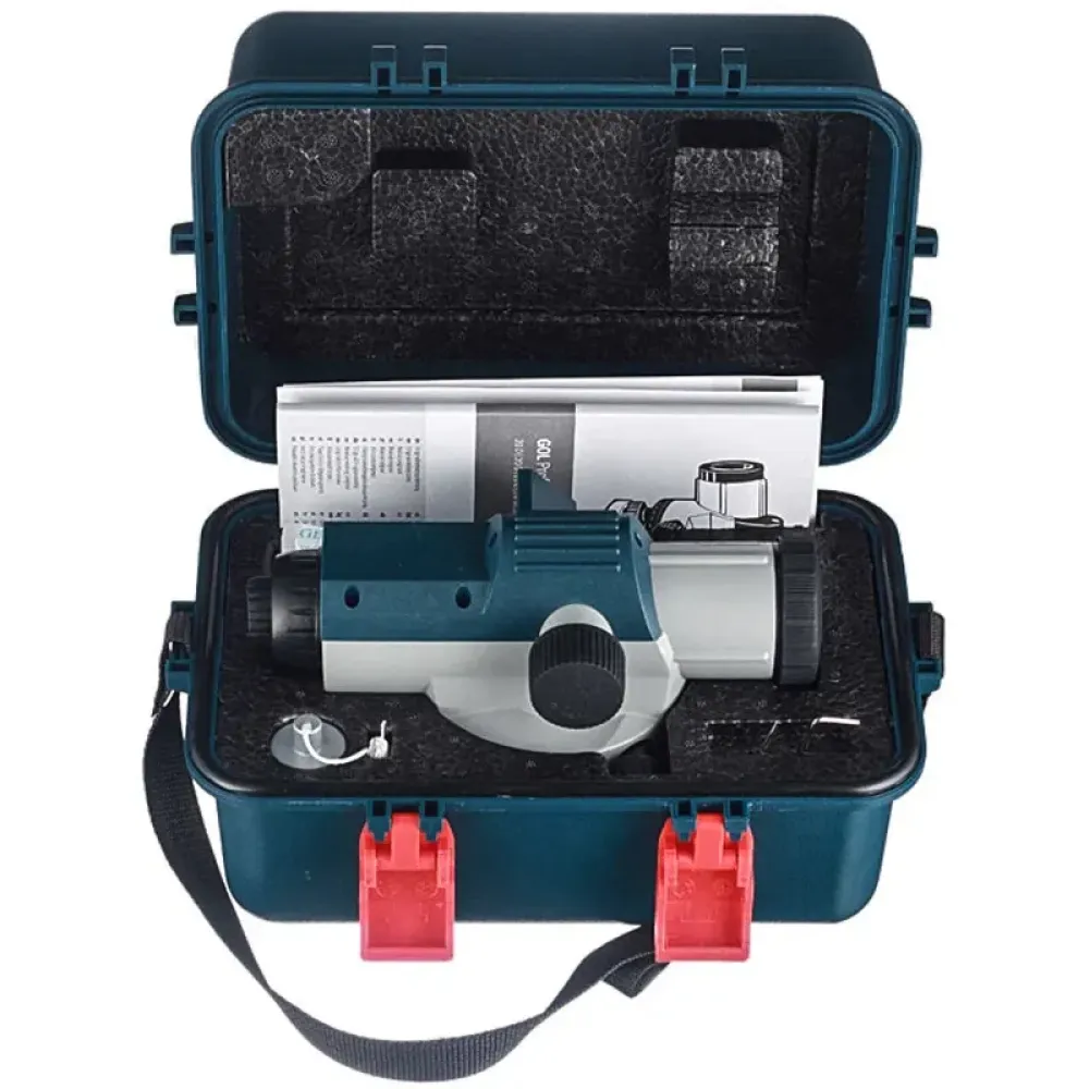 Bosch GOL 26 D Professional нивелир оптический со штативом BT 160 и рейкой GR 500, 0601068002