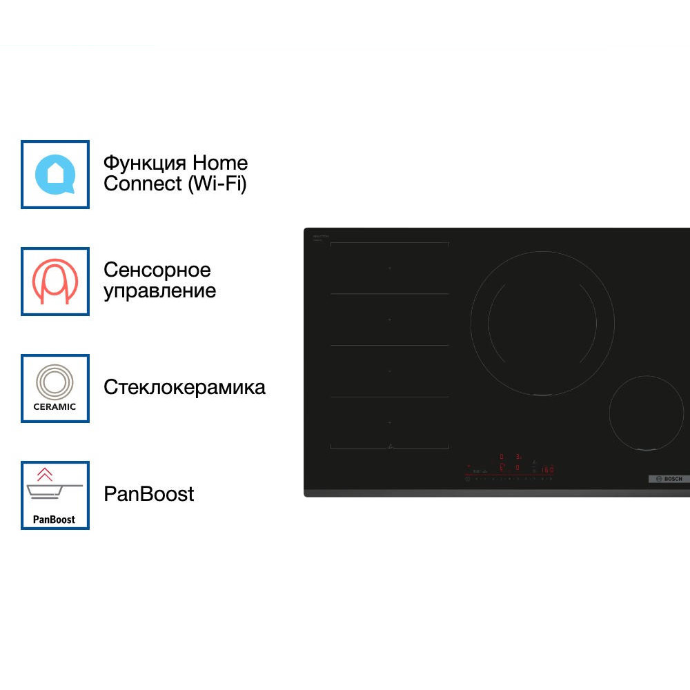 Индукционная варочная панель Bosch PXE831HC1E