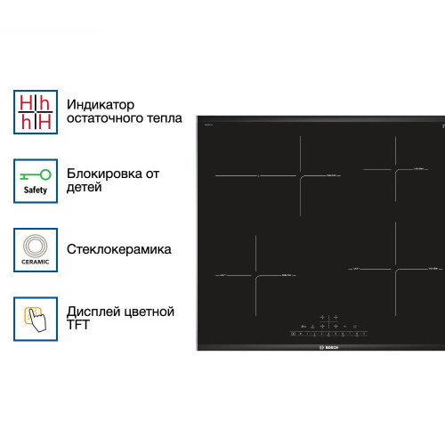Индукционная варочная панель Bosch PIF675FC1E
